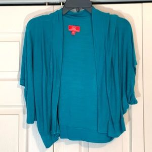 Cropped loose fit cardigan